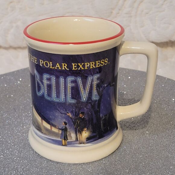 Warner Bros. Other - Warner Brothers The Polar Express Believe Mug Christmas Holiday Stocking Stuffer